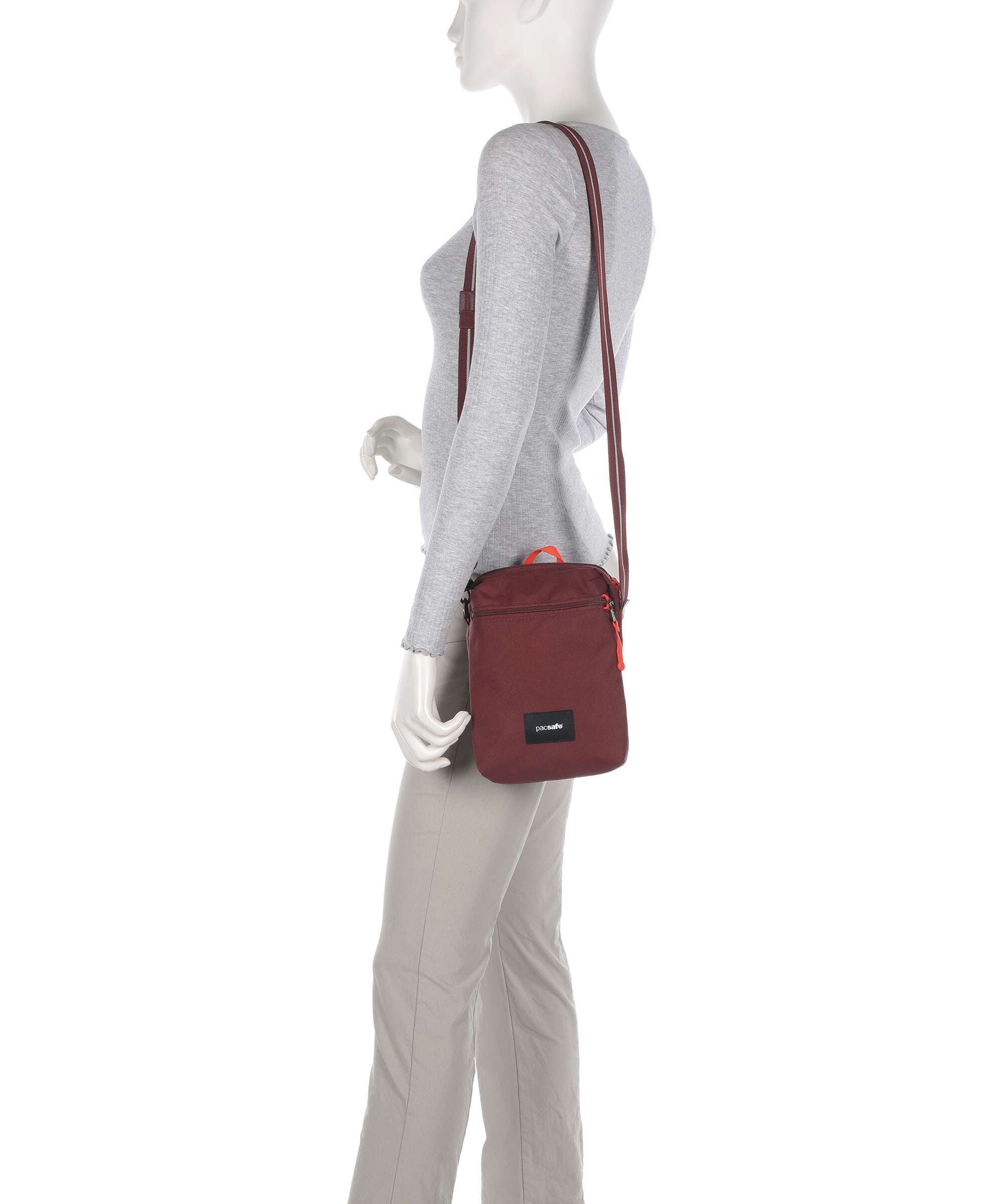 Pacsafe Go Festival Crossbody bag garnet red