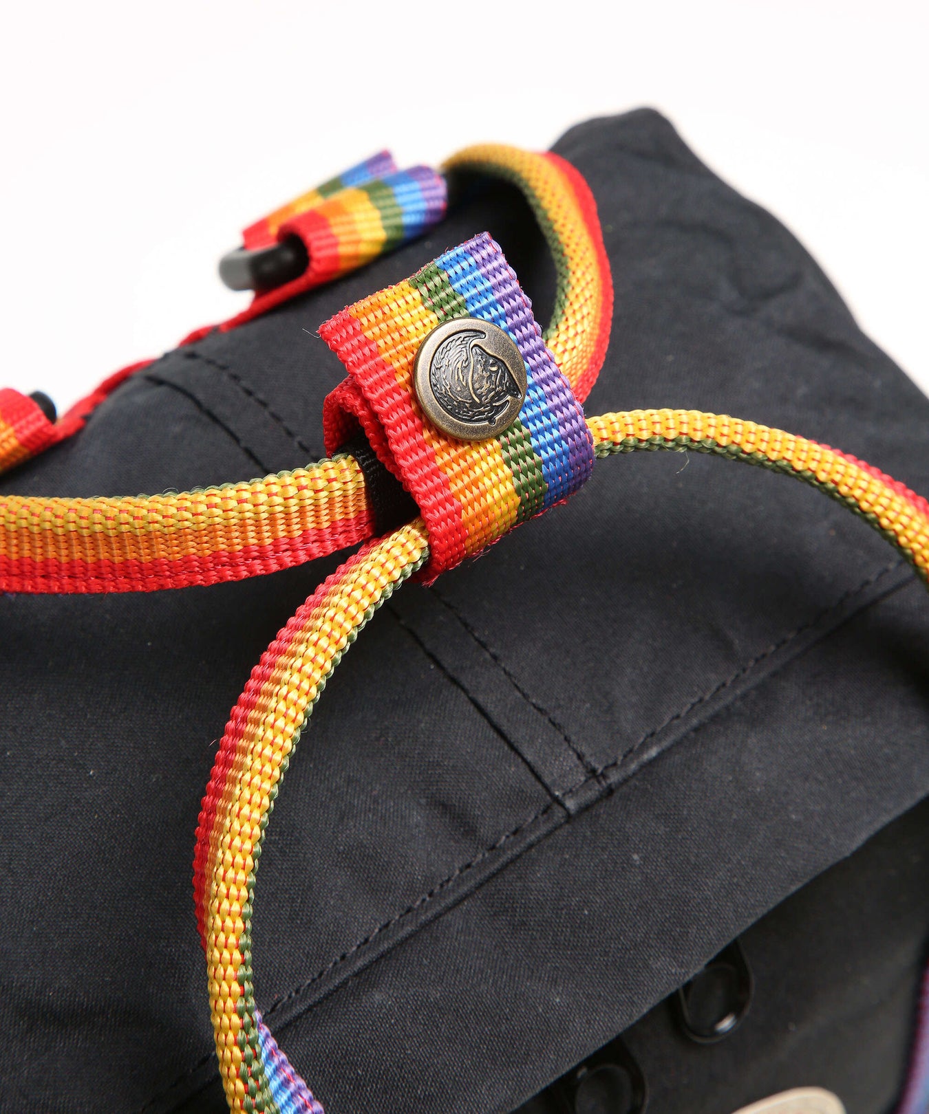 Fjällräven Kånken Rainbow Mini Backpack schwarz