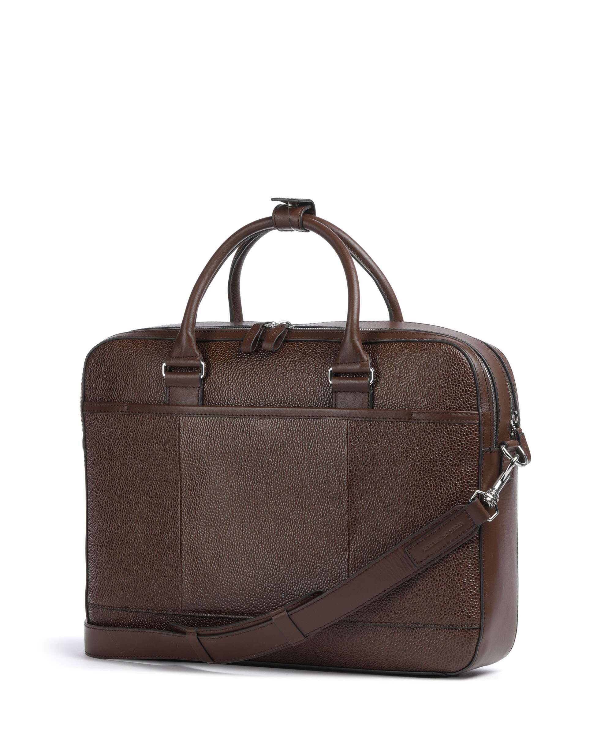 Tiger of Sweden Burin Briefcase cognac