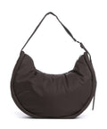 Sandqvist Curve L Hobo bag dark brown