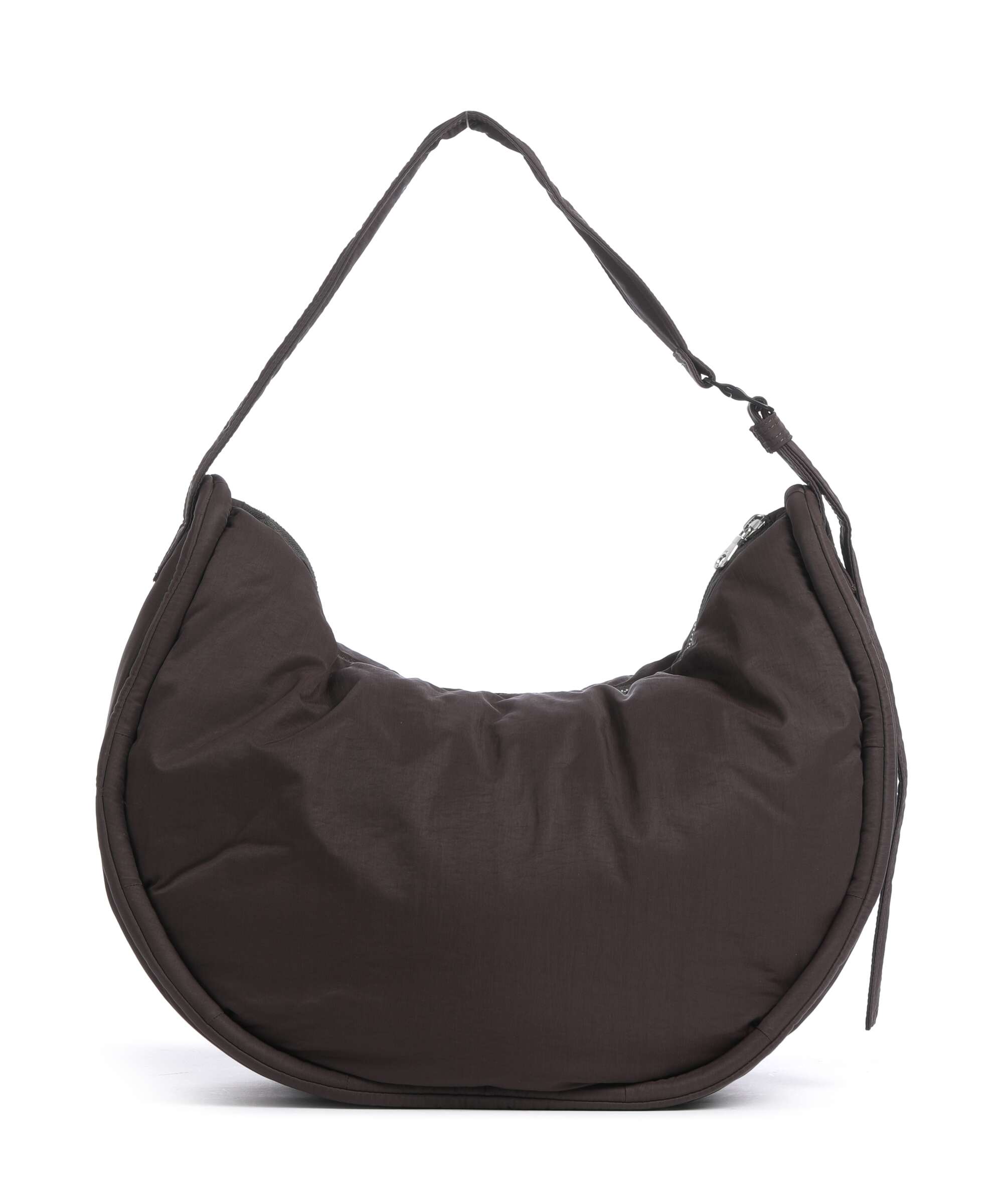 Sandqvist Curve L Hobo bag dark brown