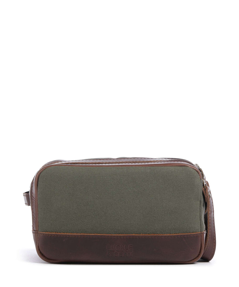 Buckle & Seam Bruno Toiletry bag green