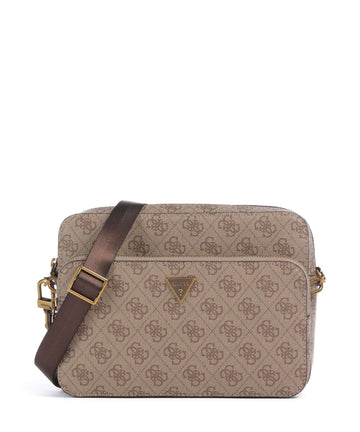 Guess Milano Kabelka přes rameno beige/brown/blue