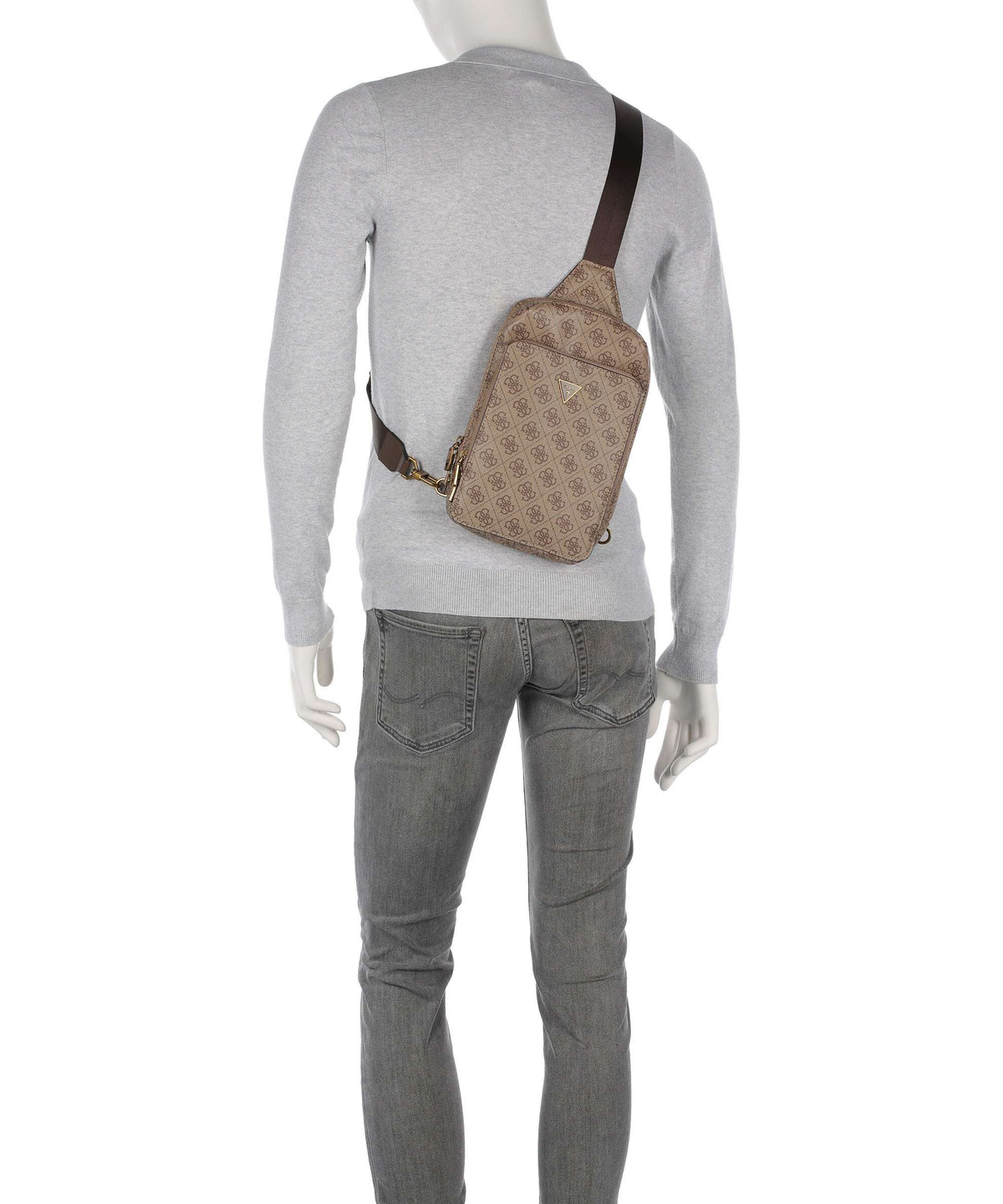 Guess Milano Sling bag beige/brown