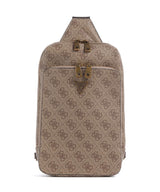 Guess Milano Batoh sling beige/brown/blue