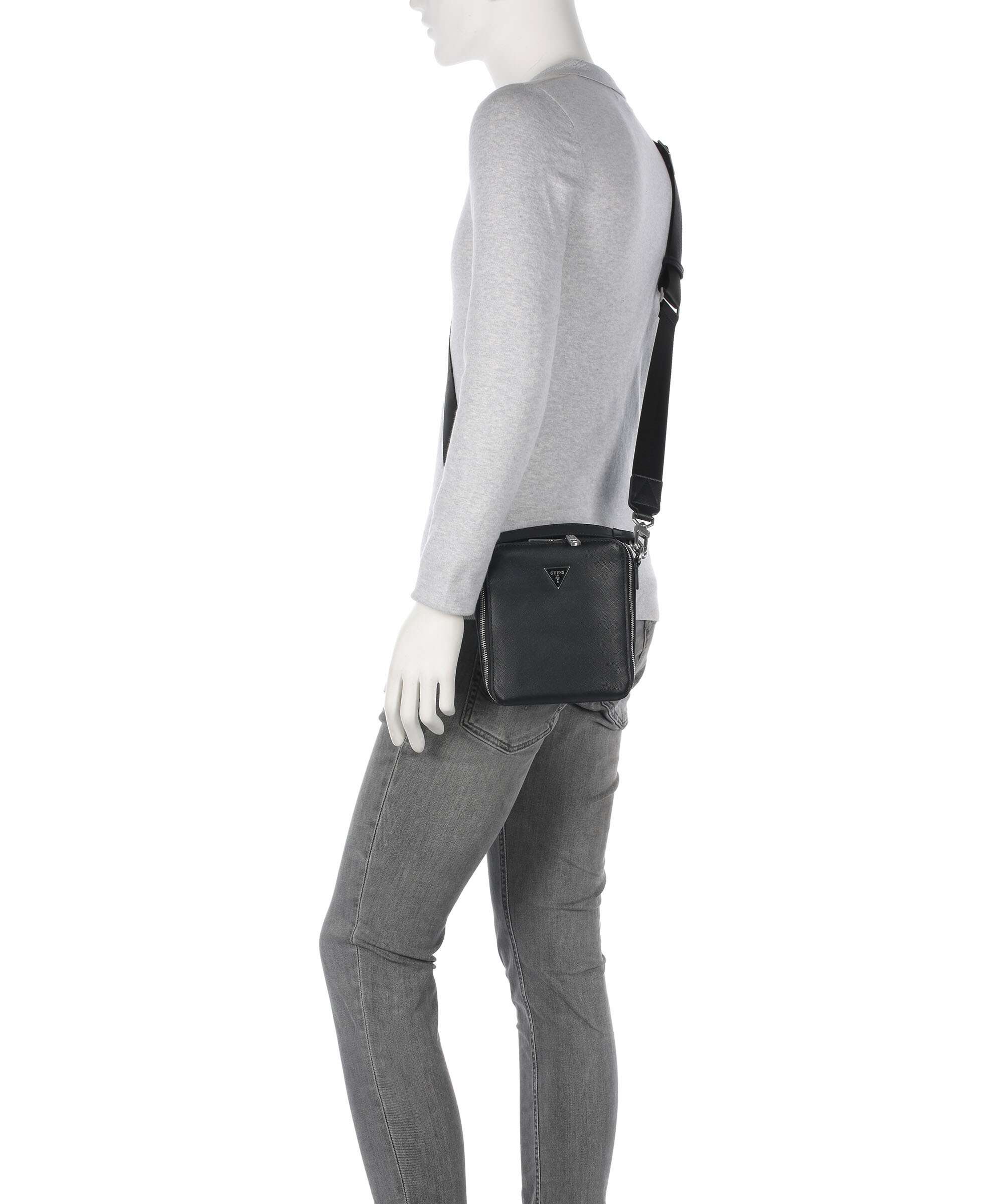 Guess Torino Eco Crossbody bag black