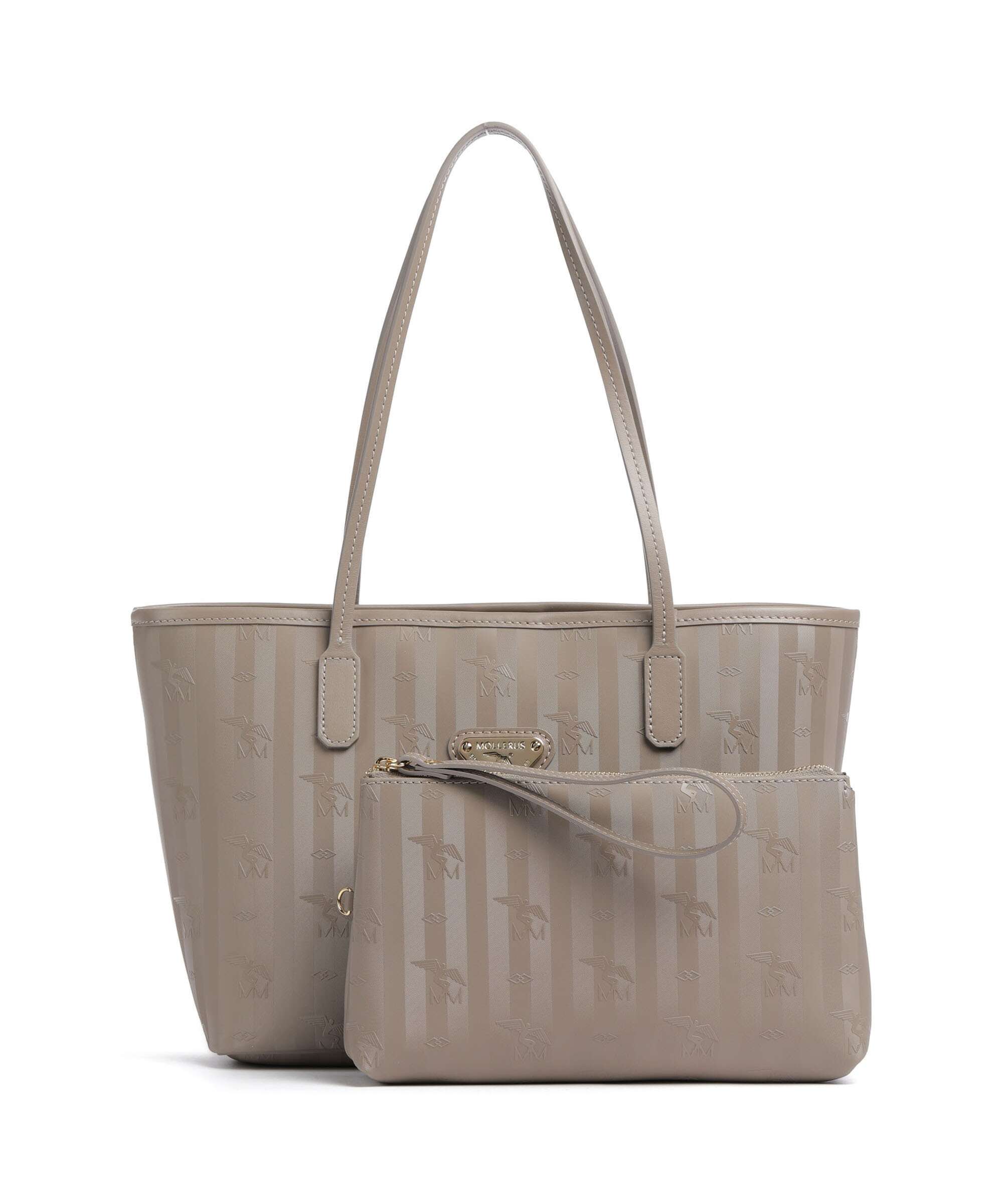 Maison Mollerus Vinerus Genf Tote bag taupe