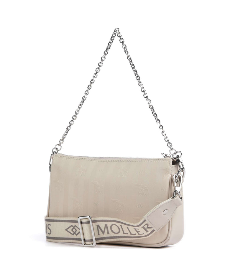 Maison Mollerus Vinerus Zell Shoulder bag pearl