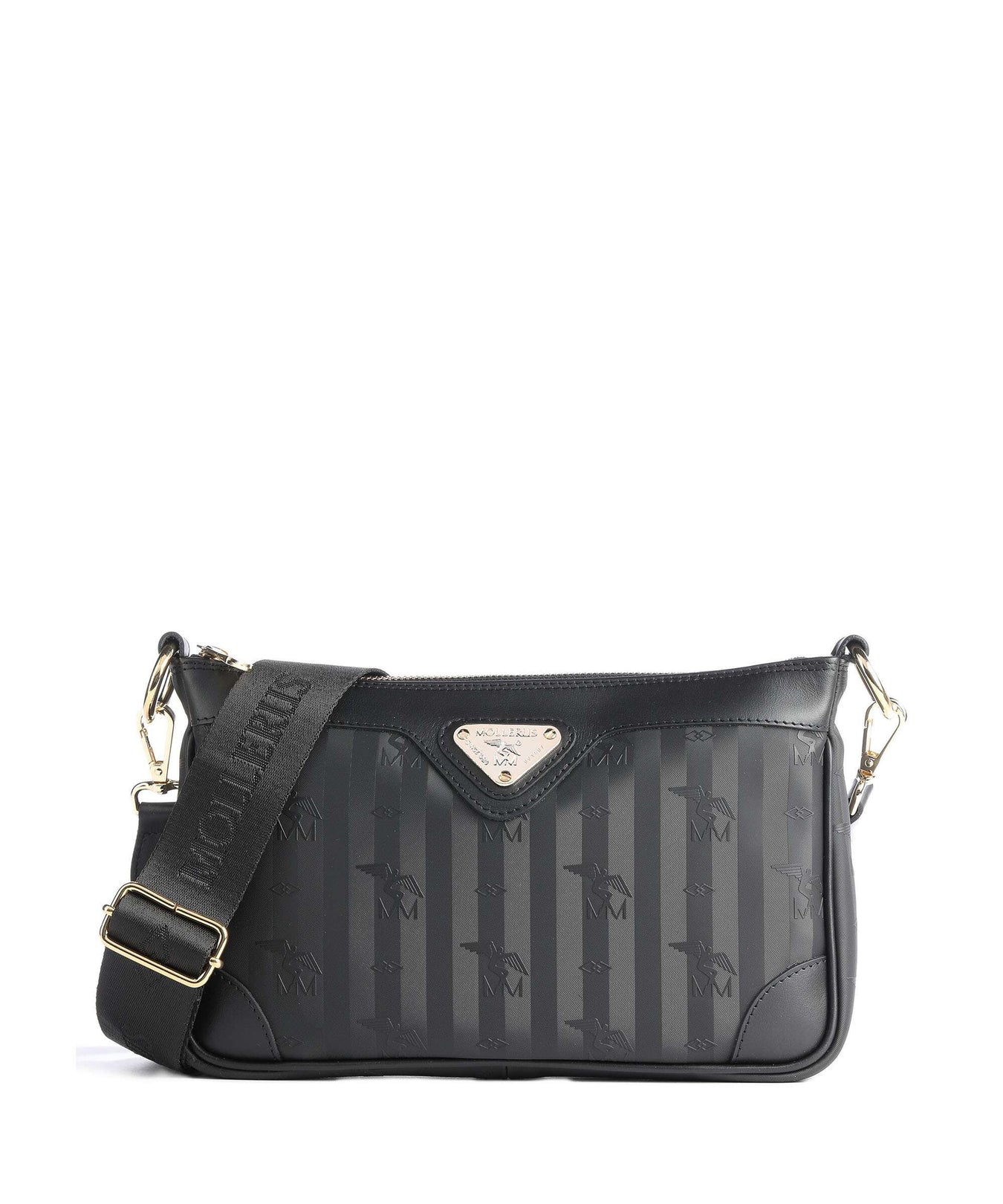 Maison Mollerus Vinerus Flums Crossbody bag black/nastro