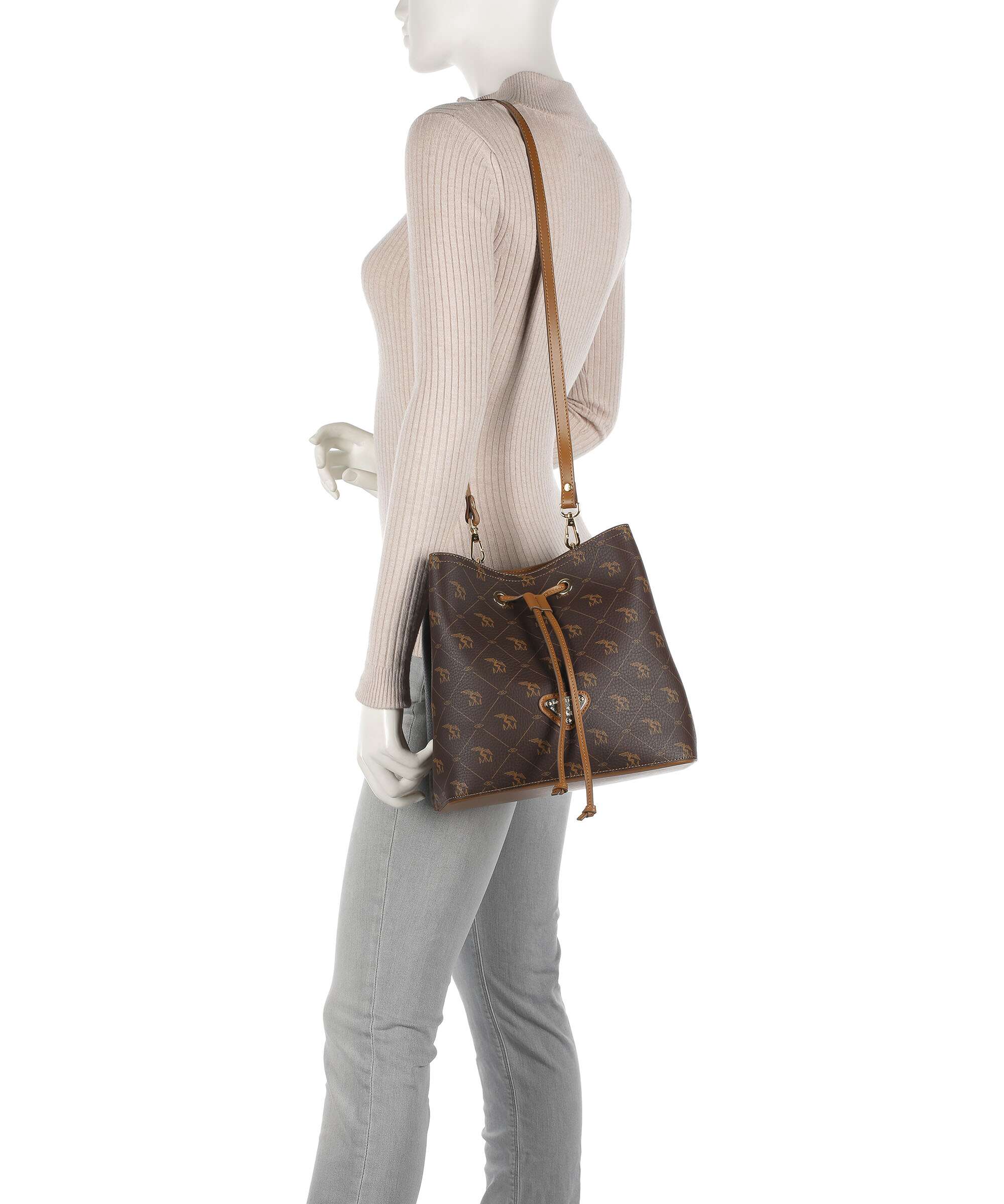 Maison Mollerus Pecarus Grabs Bucket bag soft braun