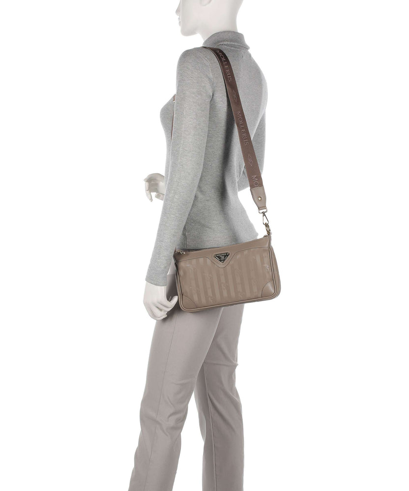 Maison Mollerus Vinerus Flums Crossbody bag taupe/grau