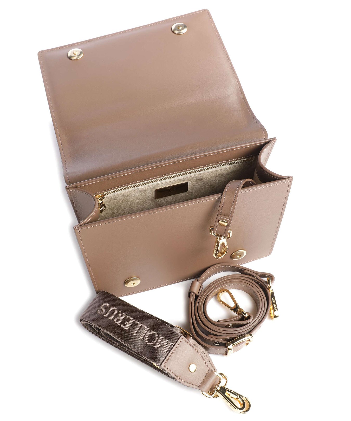 Maison Mollerus Stampato Melide Crossbody bag boho braun