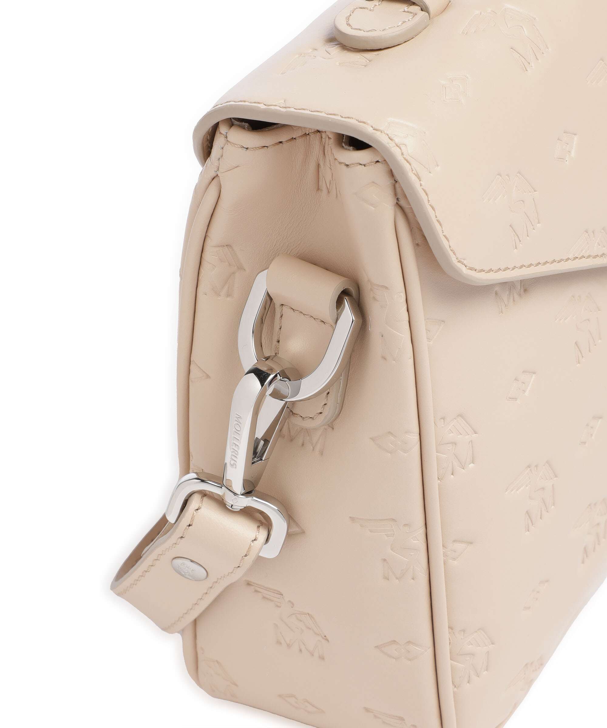 Maison Mollerus Stampato Marly Crossbody bag vanilla beige