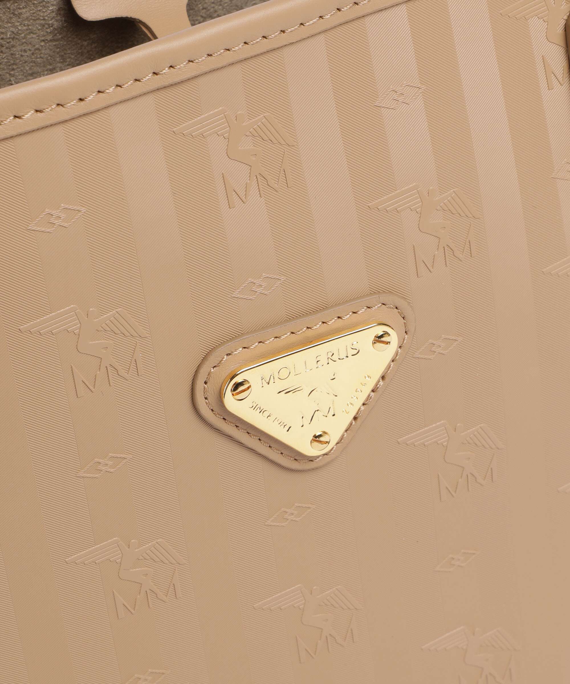 Maison Mollerus Vinerus Bern Tote bag cappuccino beige