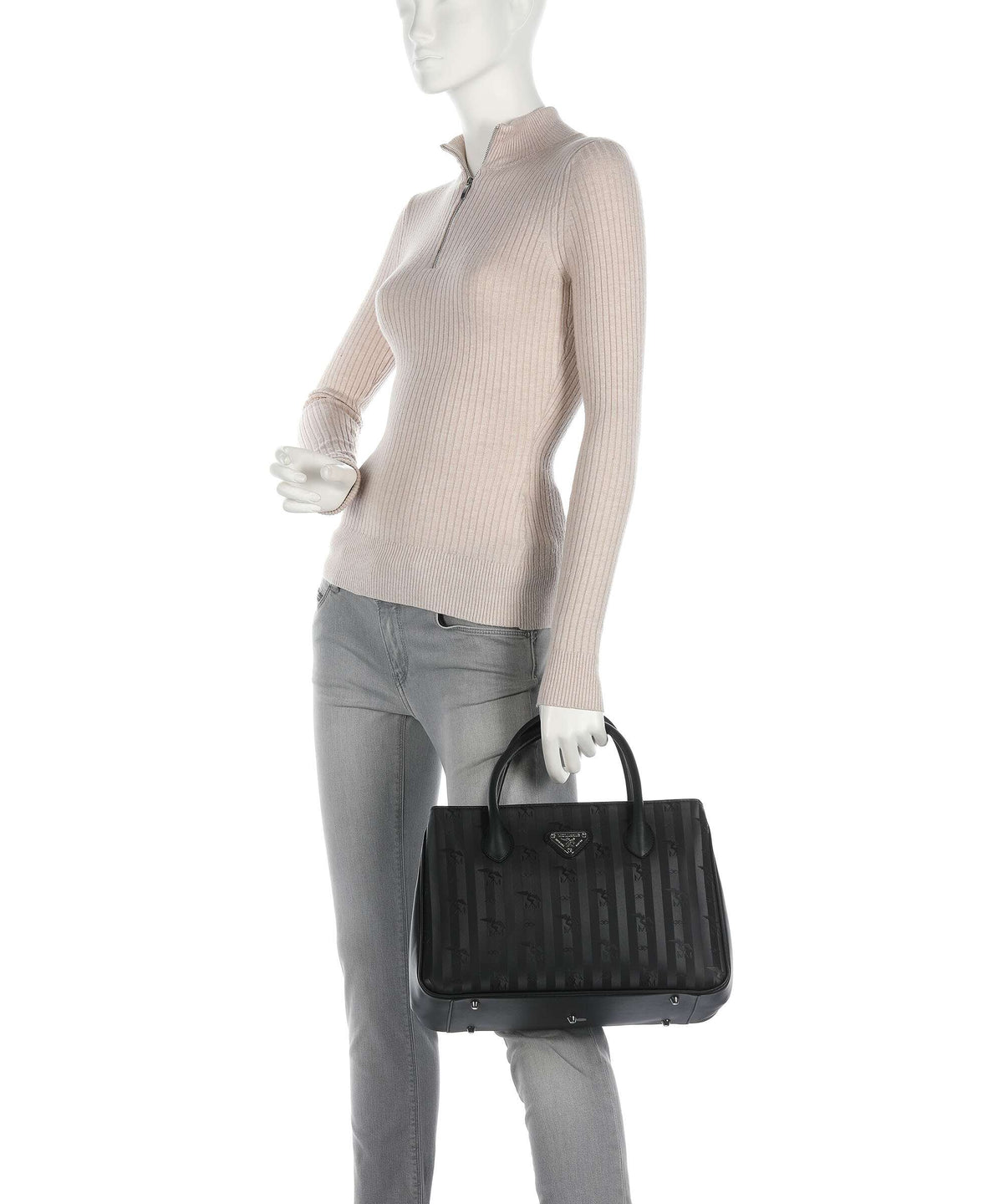 Maison Mollerus Vinerus Donat Handbag black