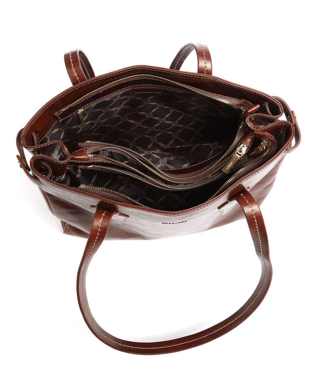 Giudi Tote bag brown