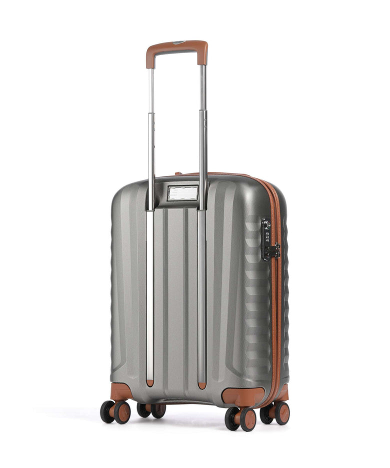 Roncato E-Lite Spinner (4 wheels) titanio/cognac