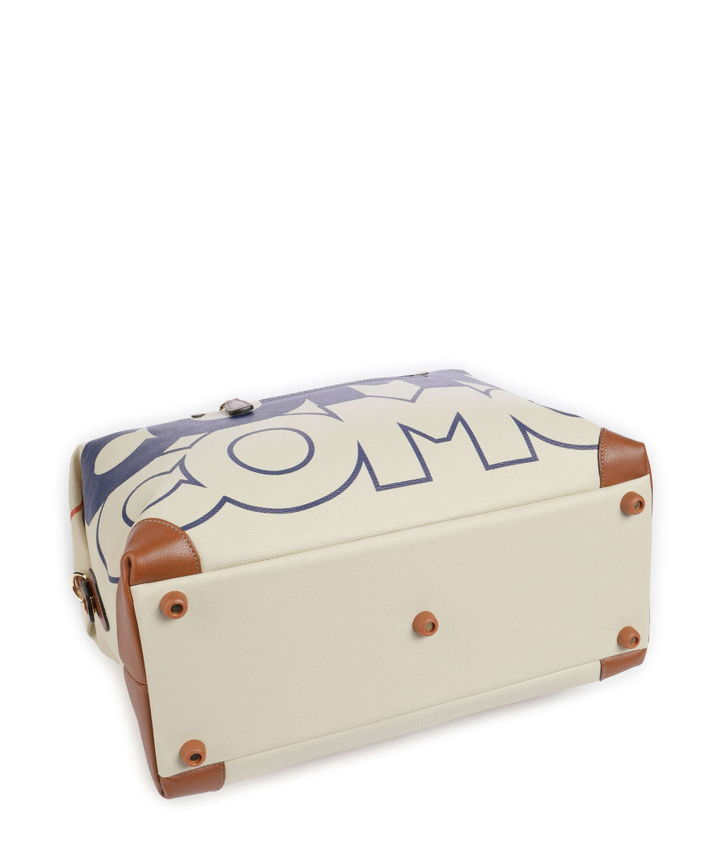 Brics Firenze Weekend bag cream