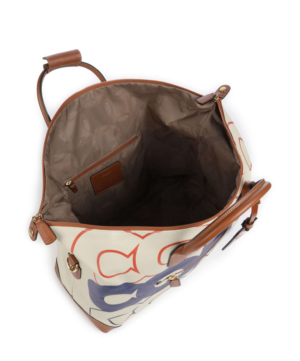 Brics Firenze Weekend bag cream