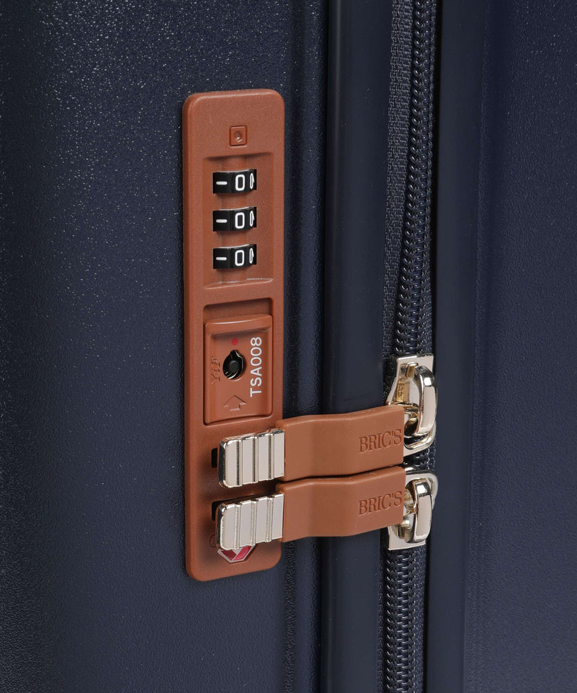 Brics Bellagio Spinner (4 wheels) blue/tan