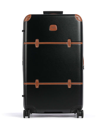 Brics Bellagio Kufr se 4 kolečky black/tan