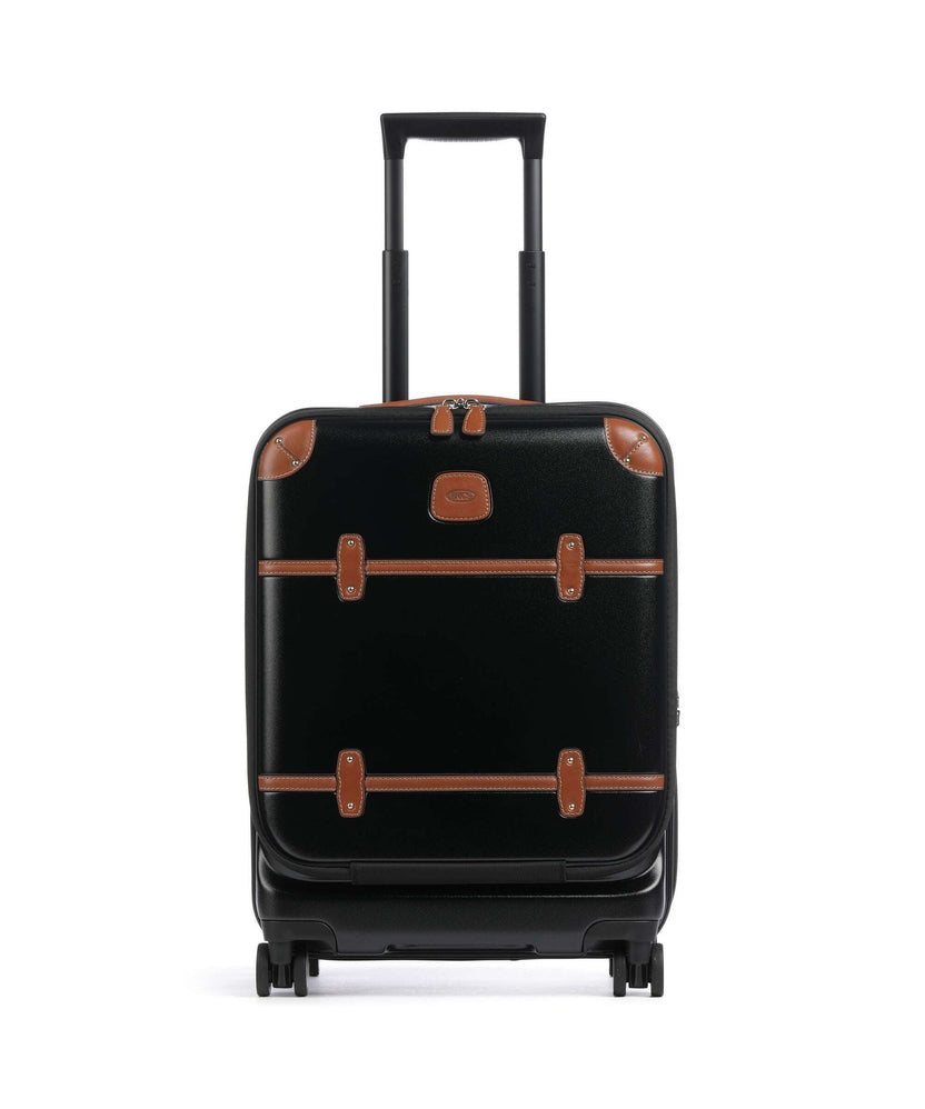 Brics Bellagio Spinner (4 wheels) black/tan