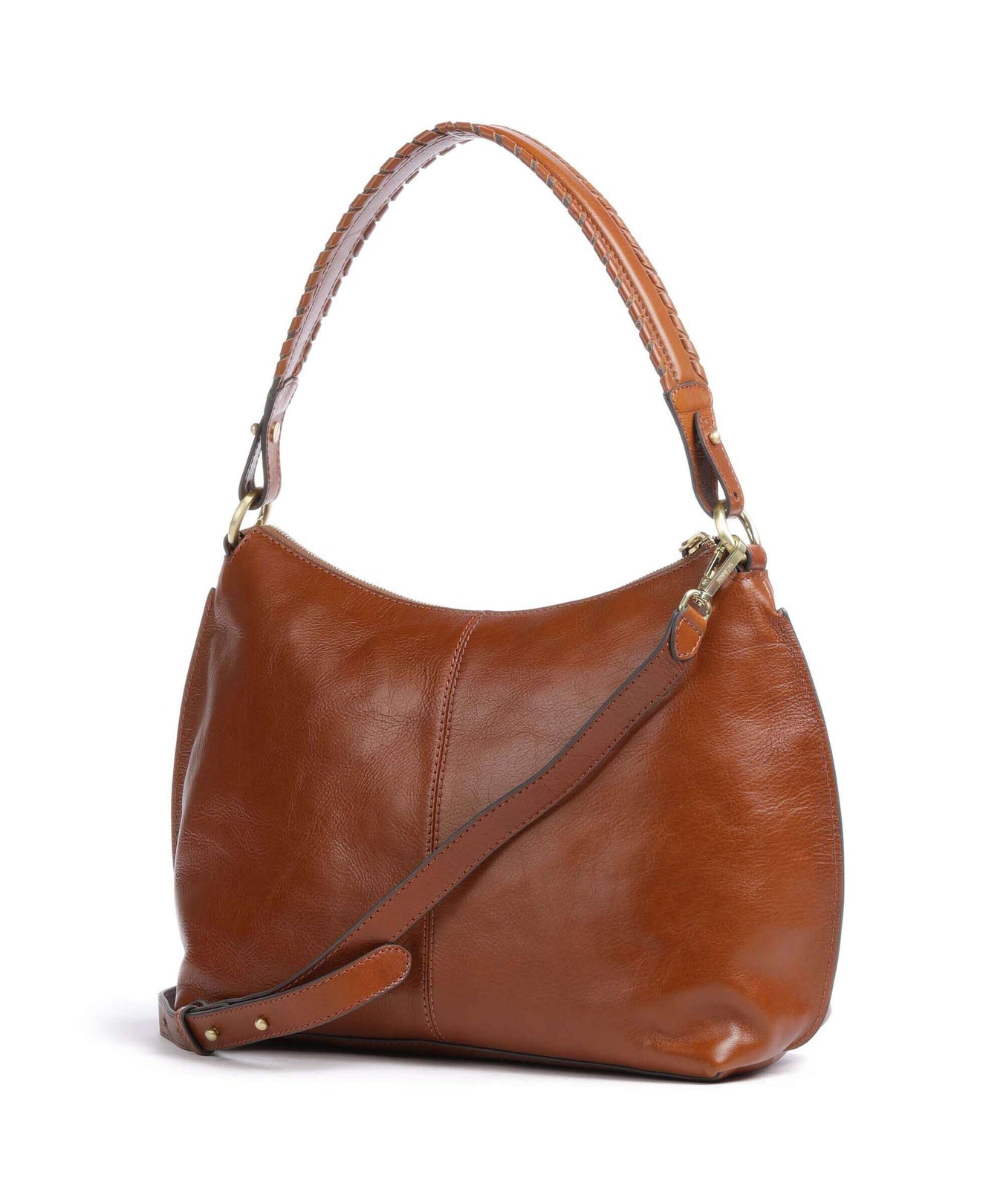 Brics Volterra Hobo bag tobacco