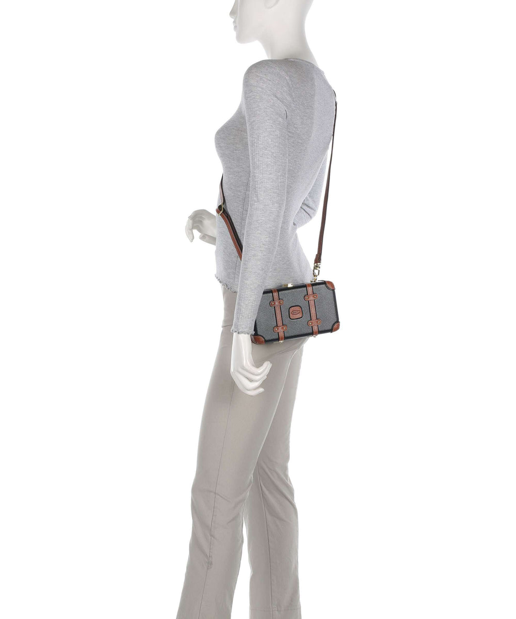 Brics Bellagio Crossbody bag black/tan