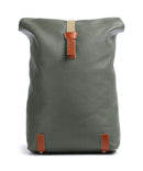 Brooks England Pickwick Cotton Canvas Large Batoh s chlopní sage green/honey details