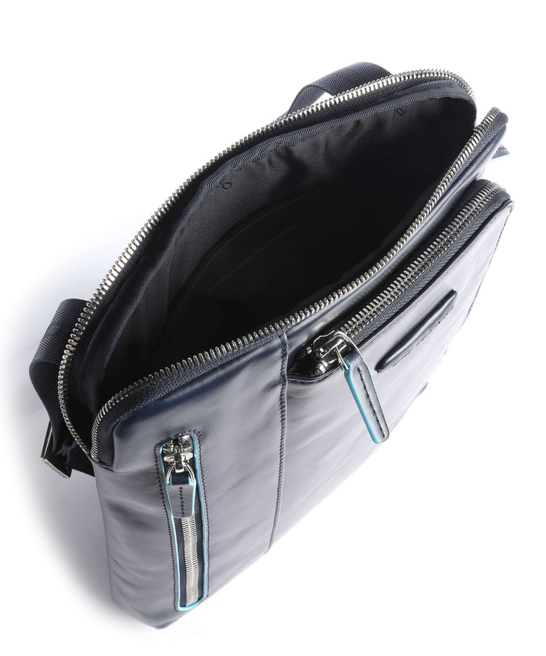 Piquadro Blue Square Crossbody bag blu