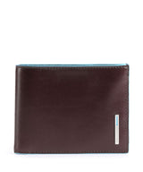 Piquadro Blue Square RFID Pouzdro na kreditní kartu mahogany