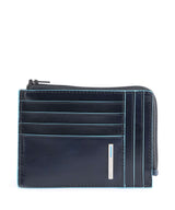 Piquadro Blue Square RFID Pouzdro na kreditní kartu dark blue