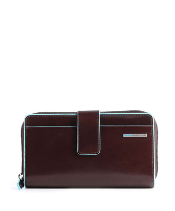 Piquadro Blue Square RFID Peněženka mahogany