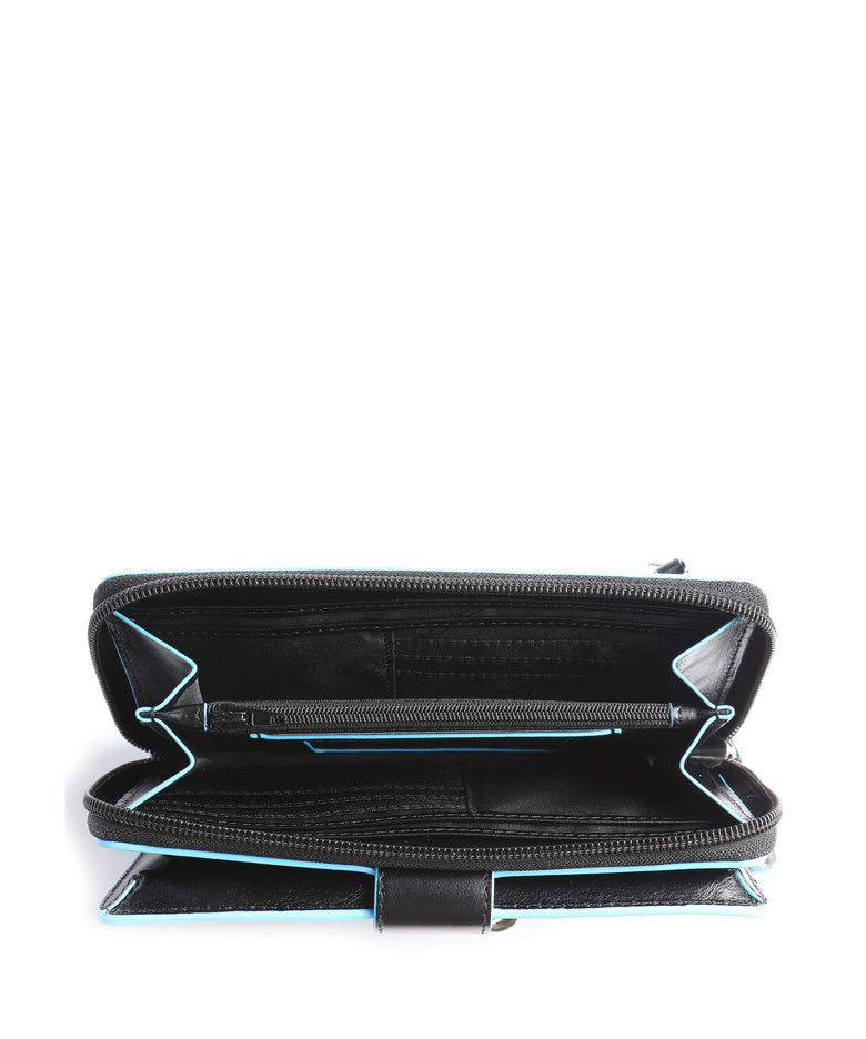 Piquadro Blue Square Wallet black