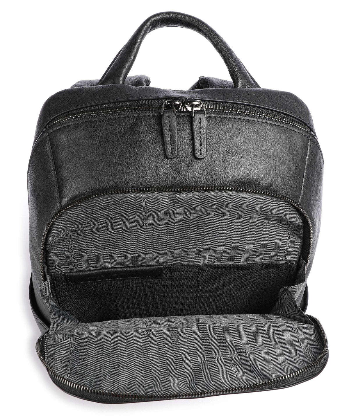 Piquadro Black Square Laptop backpack black