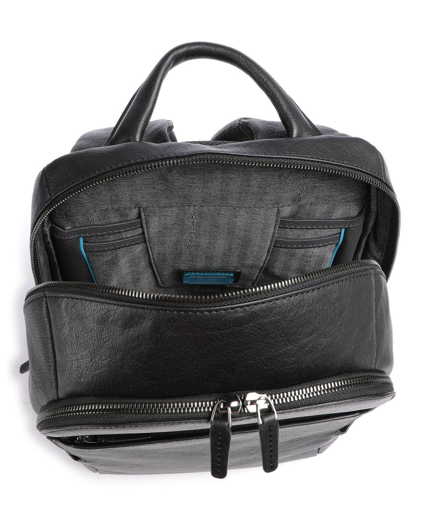 Piquadro Black Square Laptop backpack black