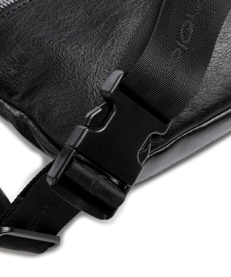 Piquadro Black Square Belt bag black