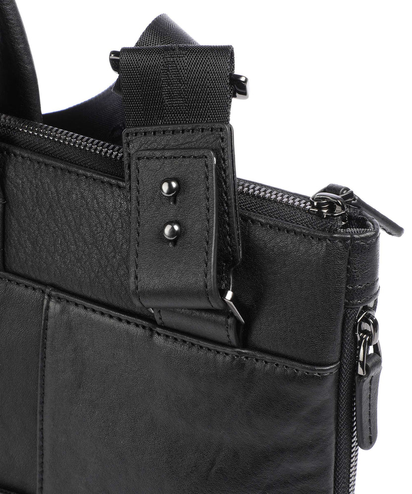 Piquadro Black Square Briefcase black
