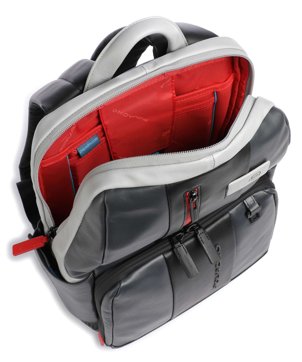 Piquadro Urban Laptop backpack grau/schwarz