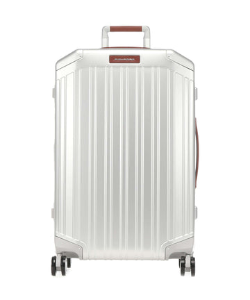 Piquadro Alu Kufr se 4 kolečky grey/hide