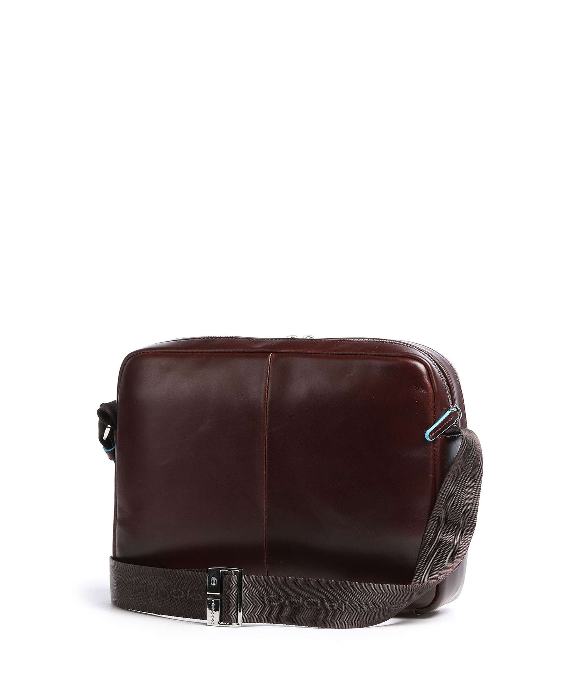 Piquadro Blue Square Briefcase mahogany