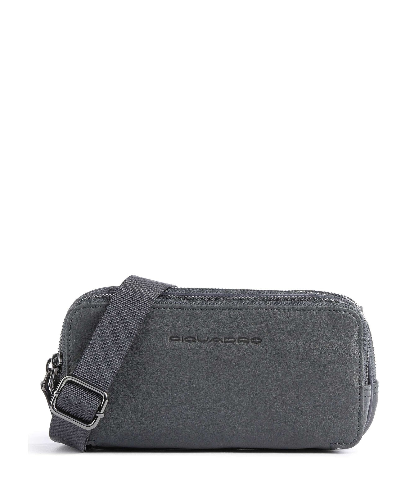 Piquadro Black Square Wristlet blue ocean
