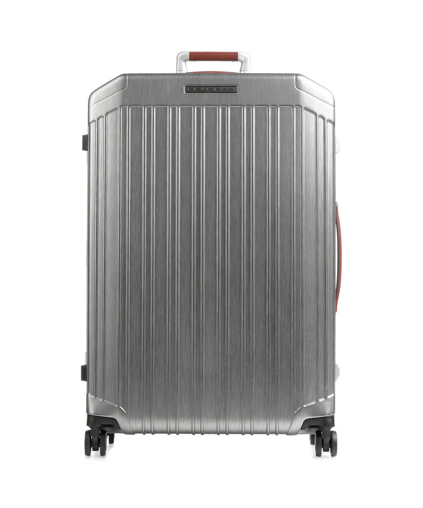 Piquadro PQLM Spinner (4 wheels) black/natural tan