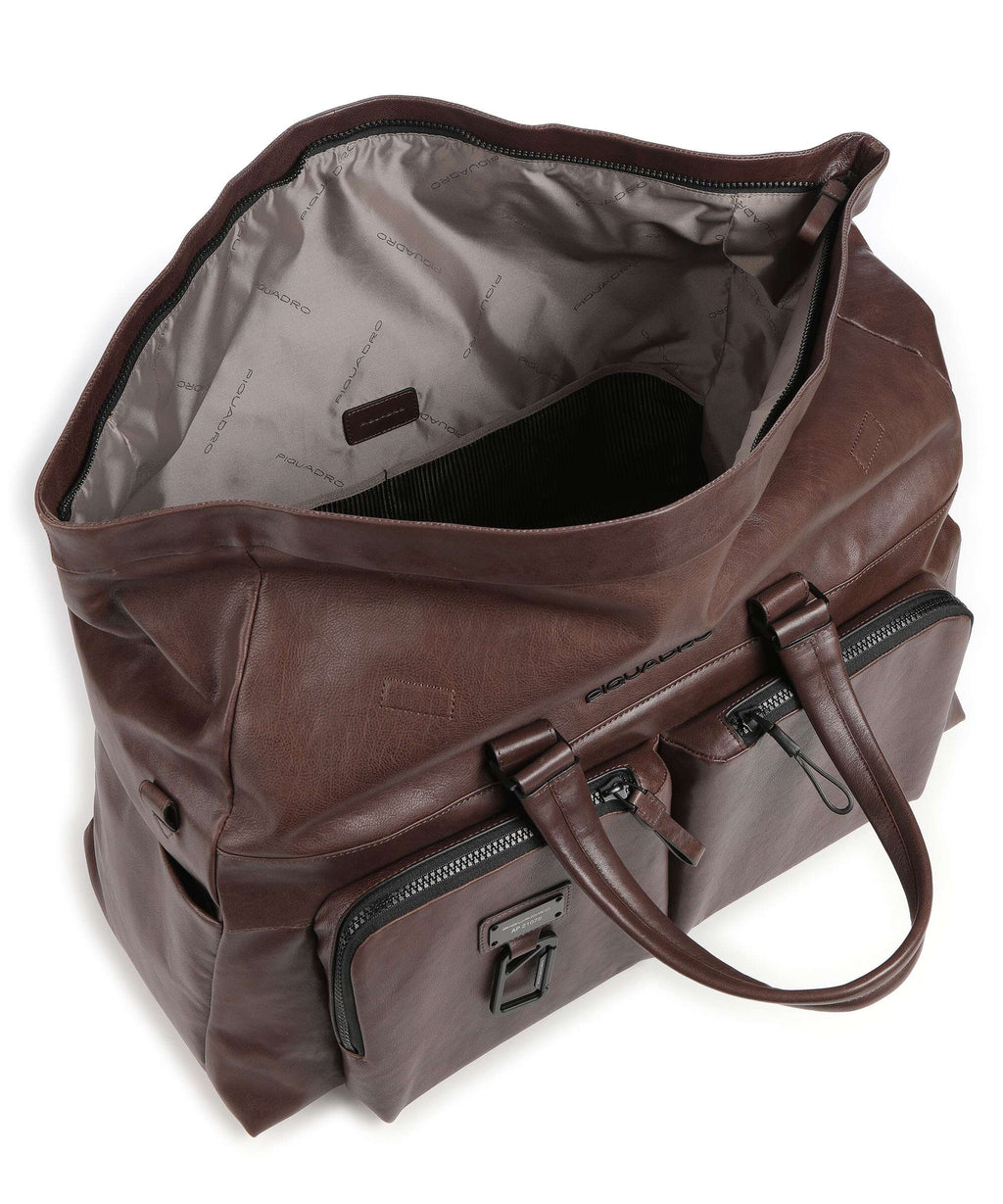 Piquadro Harper Weekend bag dark brown