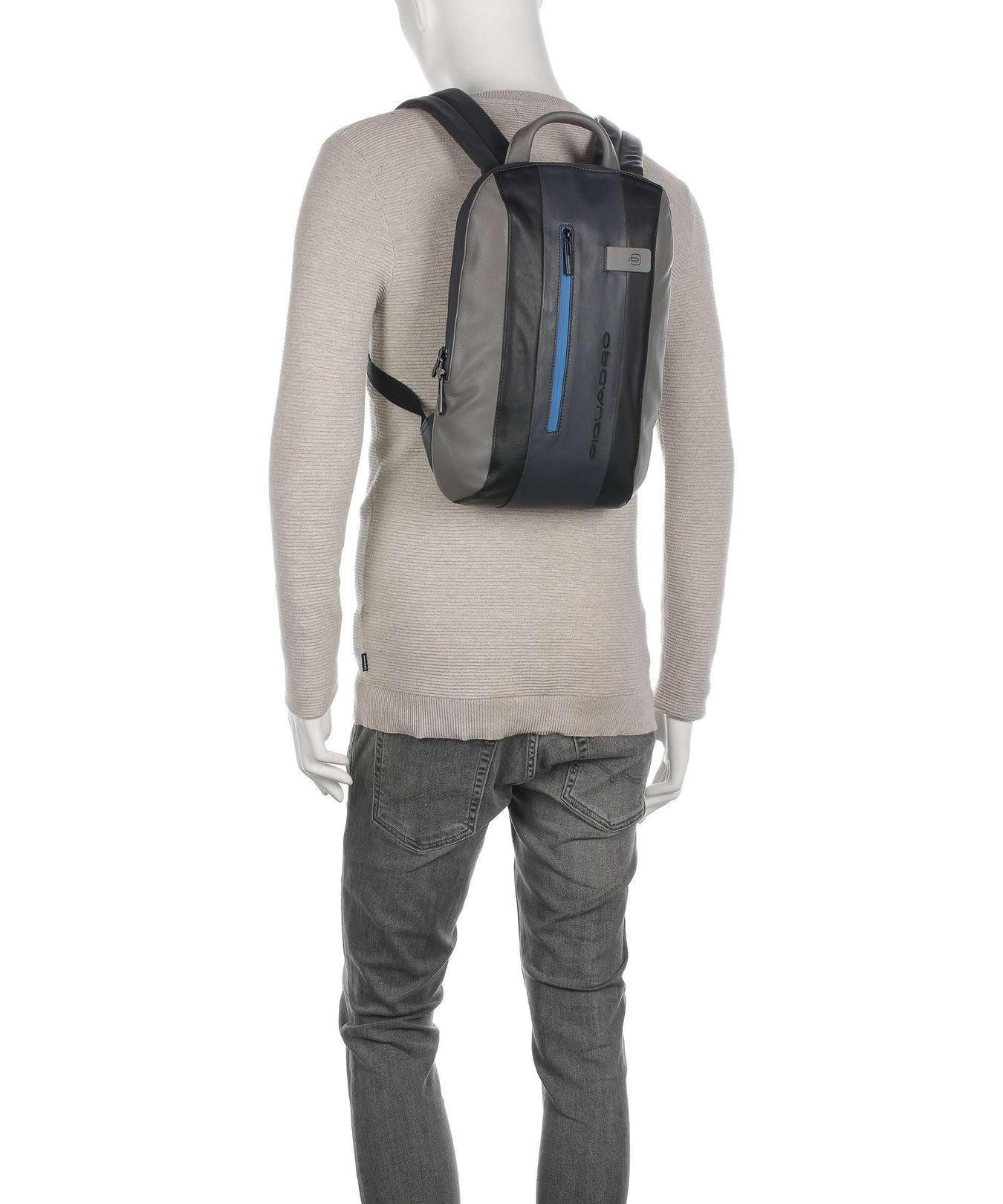 Piquadro Urban RFID Laptop backpack black/grey