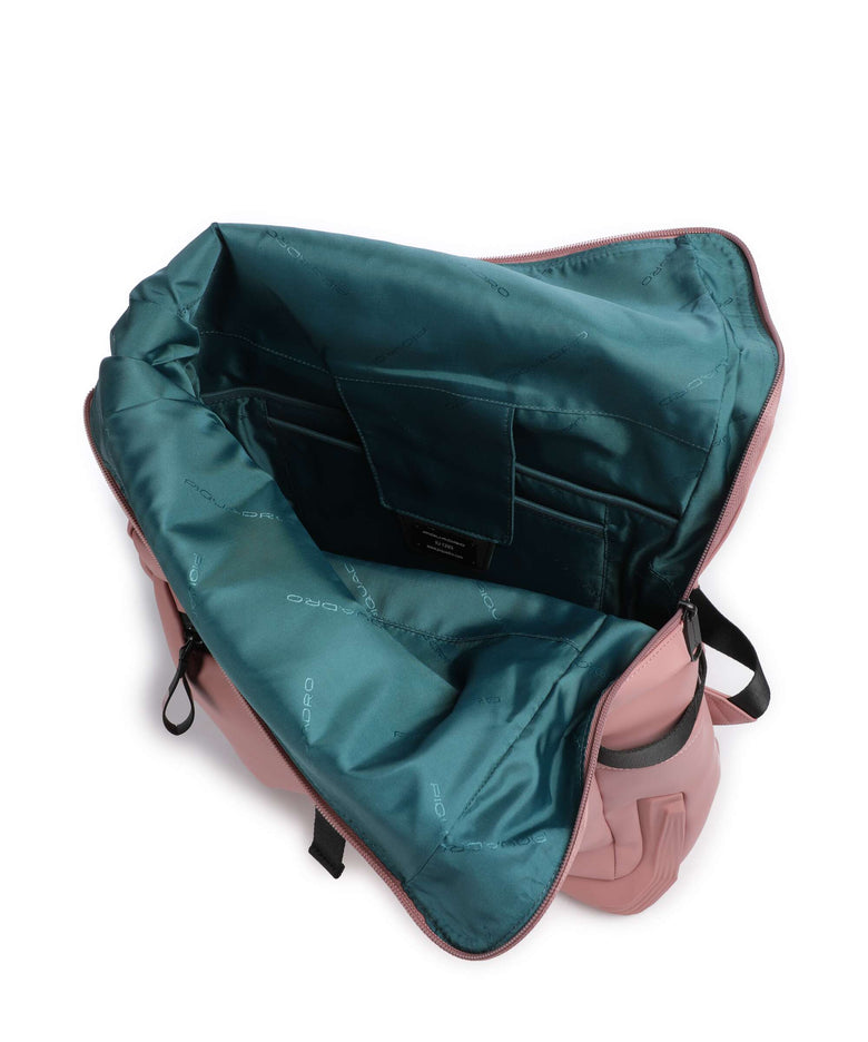 Piquadro Corner 2.0 Rolltop backpack pink