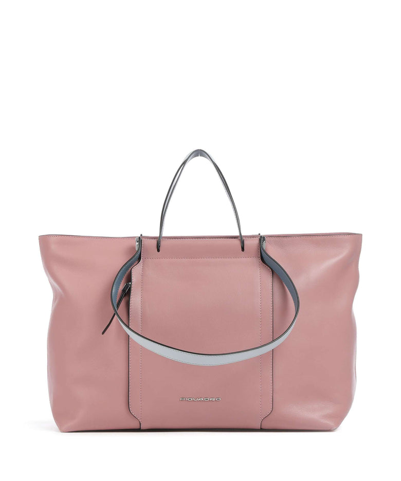 Piquadro Circle Tote bag rosa grigio