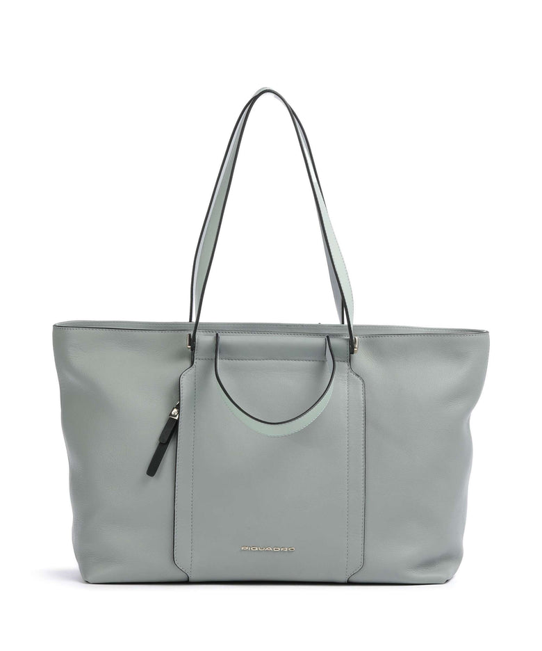 Piquadro Circle Tote bag verde menta