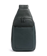 Piquadro Black Square Batoh sling verde bosco/verde oliva