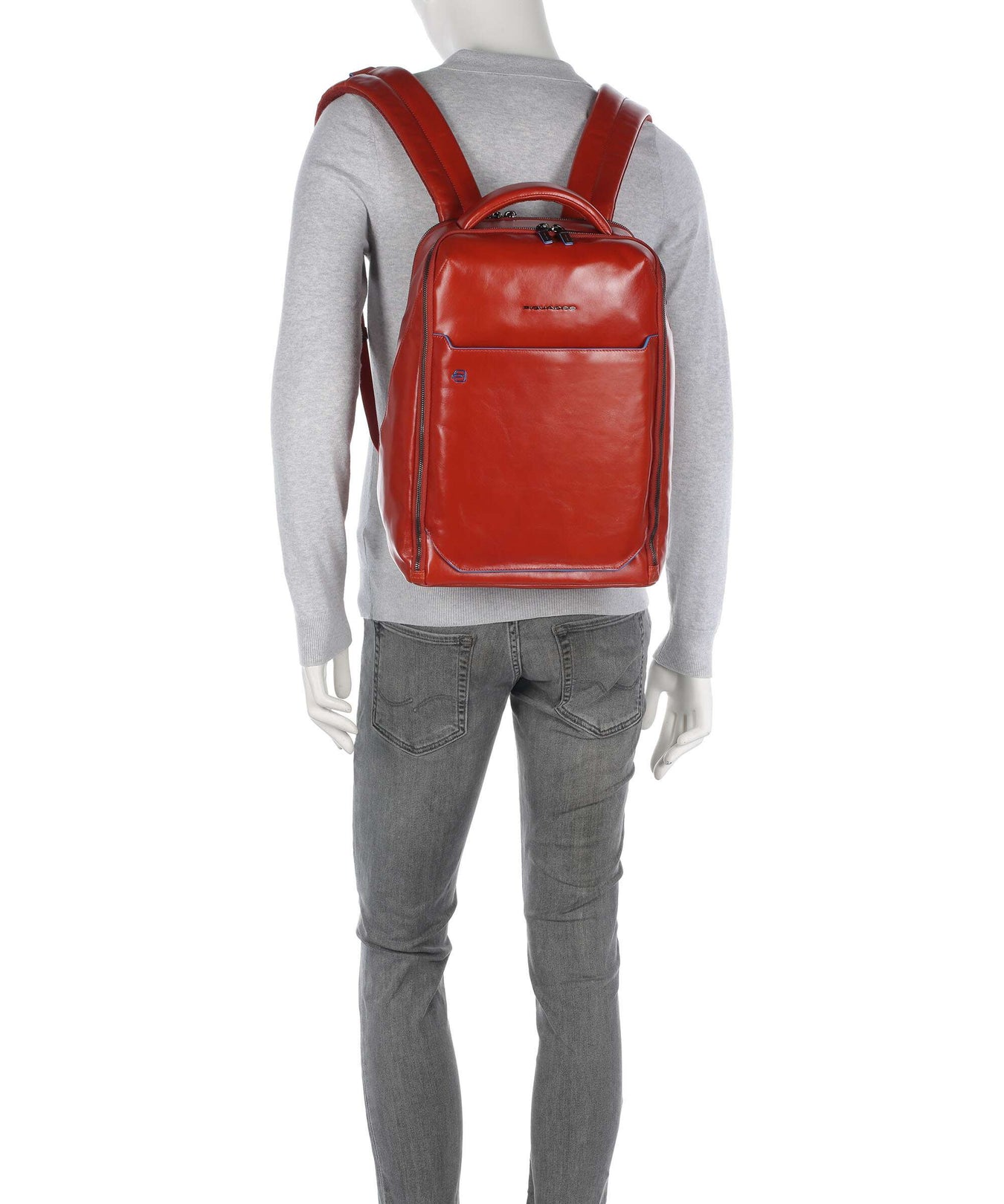 Piquadro Blue Square Backpack tabacco